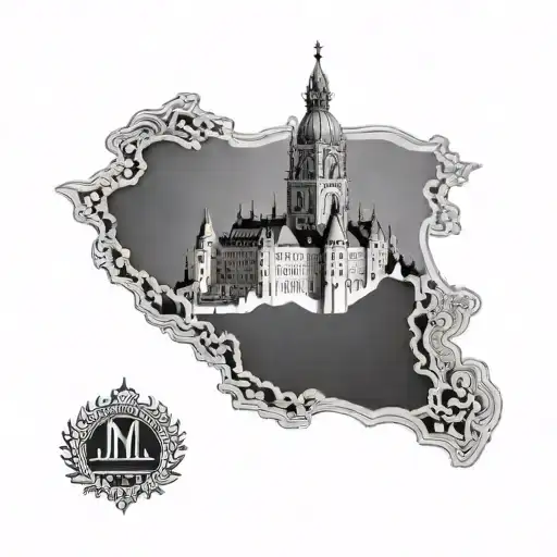 travel to hungary tattoo design idea