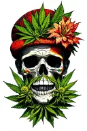 stoner 420 tattoo design idea
