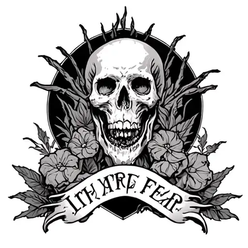 Litany Against Fear tattoo design idea