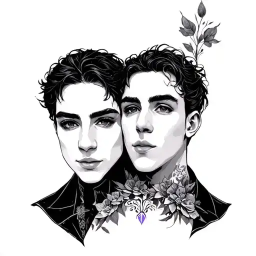 unconditional love with Cedric since 8 march 2025 tattoo design idea