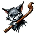 Sly Cooper Cane tattoo design idea