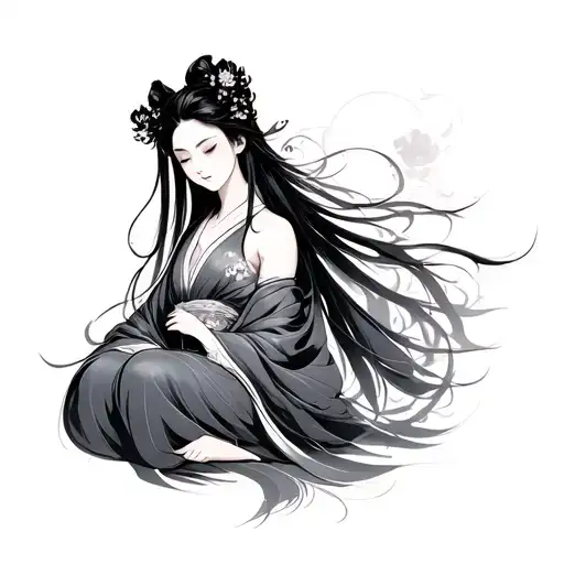 Kaguya tattoo design idea