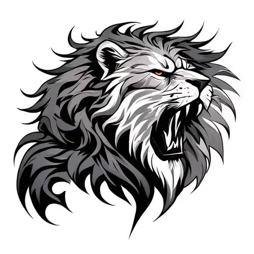 LeoWarrior Protector tattoo design idea