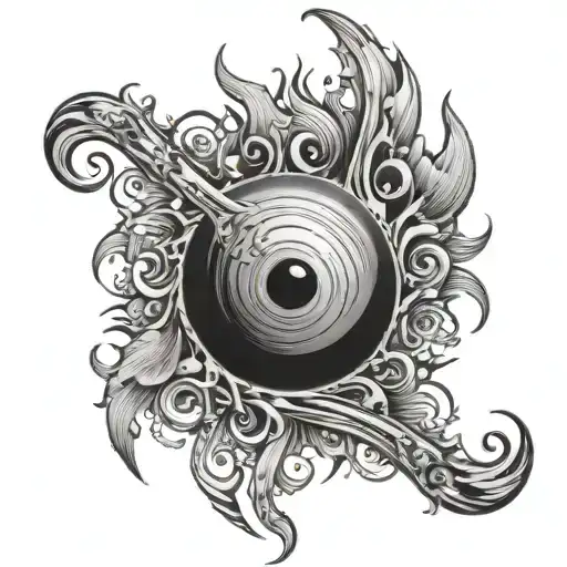 Butthole tattoo design idea