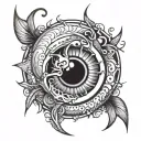 Butthole tattoo design idea