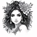 Oshun tattoo design idea