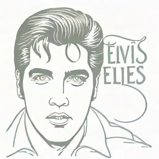 elvis presley 1968 nbc special tattoo design idea