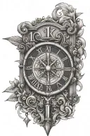 17 Roman Numeral tattoo design idea