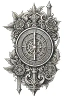 17 Roman Numeral tattoo design idea