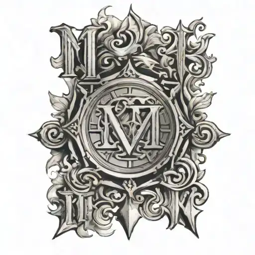 1972 roman numerals tattoo design idea