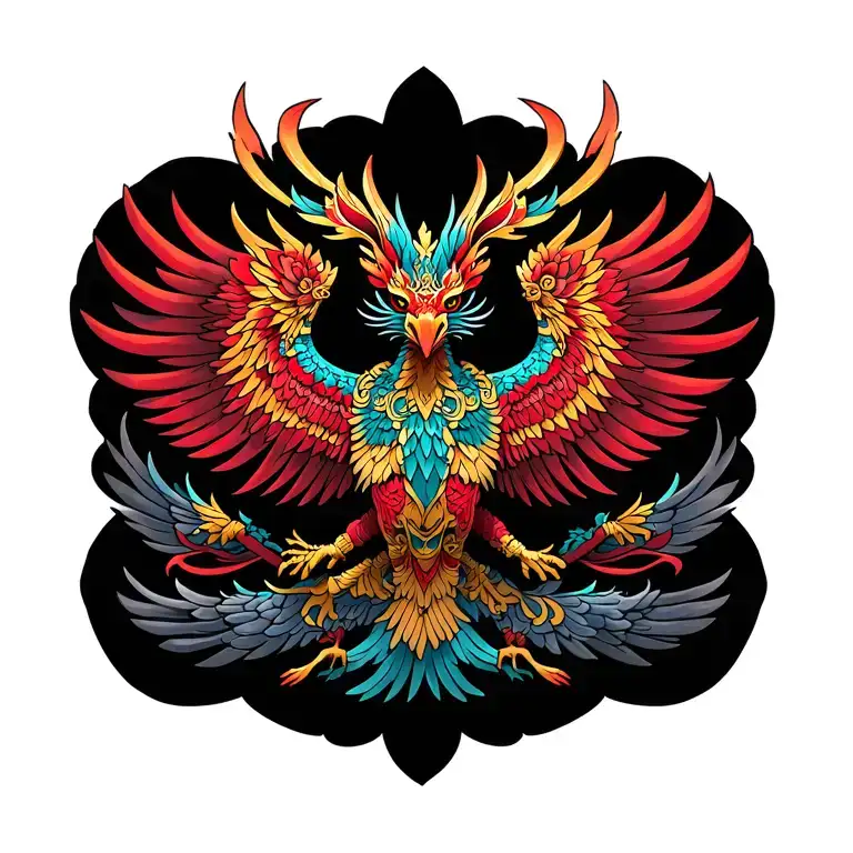 Neo-Thai Garuda Full Back Tattoo Design (English Description)Garuda Position:The Garuda is centered on the upper back, tattoo design idea