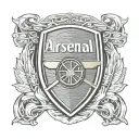 Arsenal logo tattoo design idea