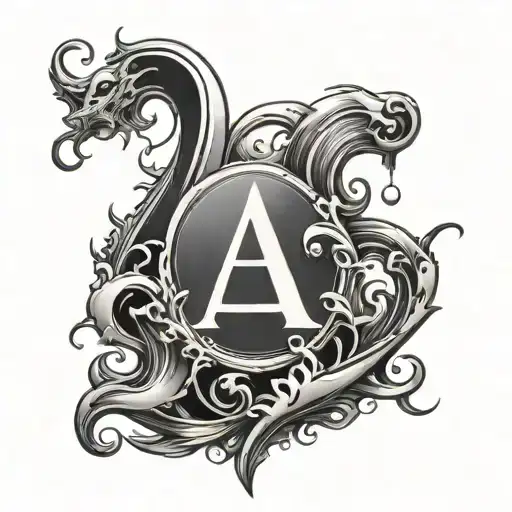 Blood type tattoo design idea