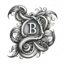 Blood type tattoo design idea