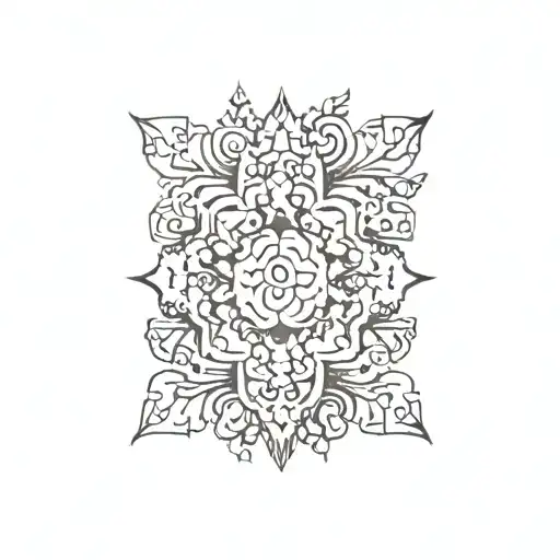 portuguese tiles tattoo design idea