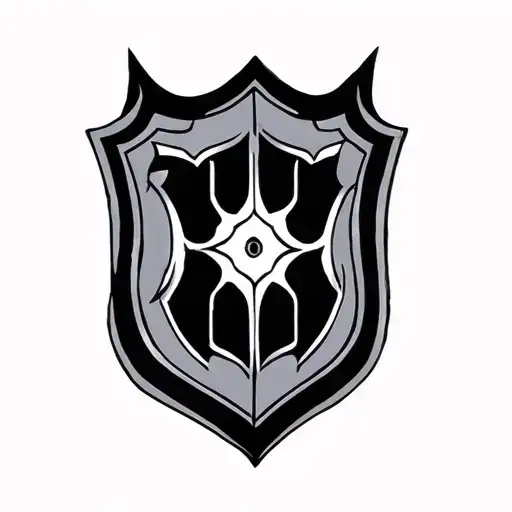 African Shield tattoo design idea