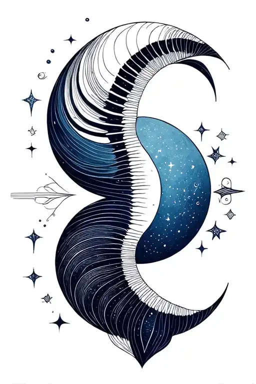 spine moon phase tattoo elegant design inspired tattoo design idea