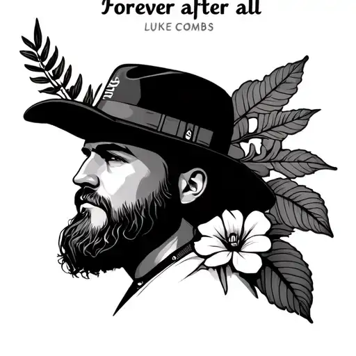 forever after all Luke combs tattoo design idea