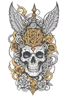 arcane tattoo design idea