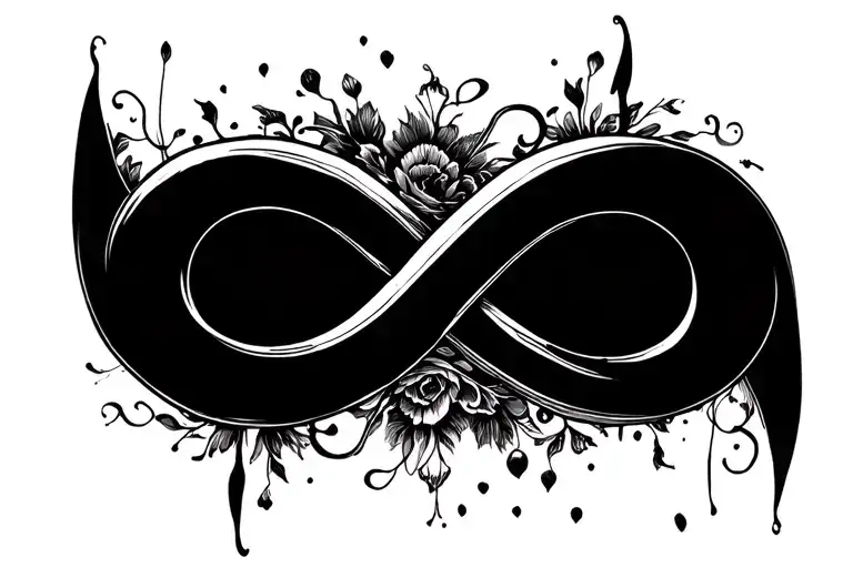 infinity sign incorporated and have names Alina(wife) and (kids) Denisa, Maximus, Delia tattoo design idea
