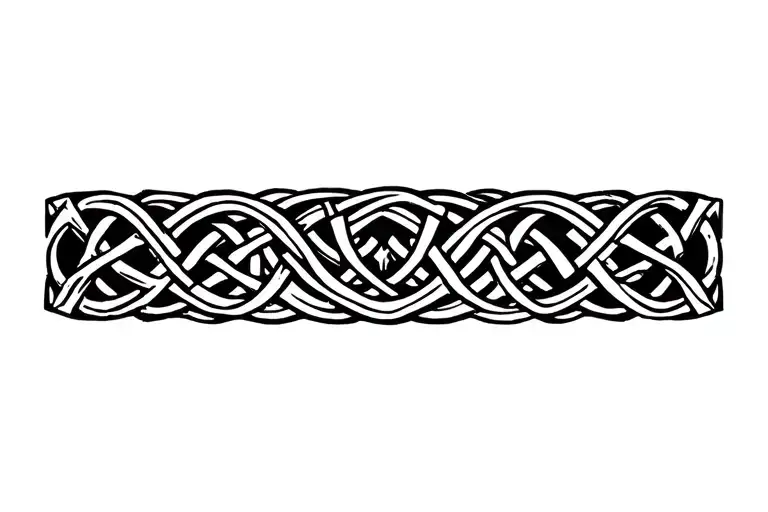 celtic armband vector tattoo design idea