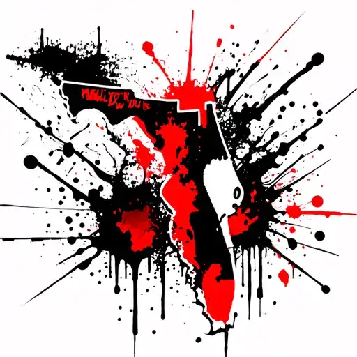 new york and florida tattoo design idea