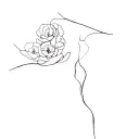 even in sadness and happiness not to loose side of reality and be grounded tattoo design idea