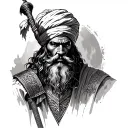 Sikh Warrior tattoo design idea