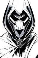 moon knight  tattoo design idea