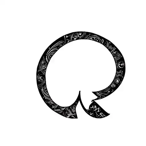 "BBC Sissy Cumdump" Spades symbol tattoo design idea