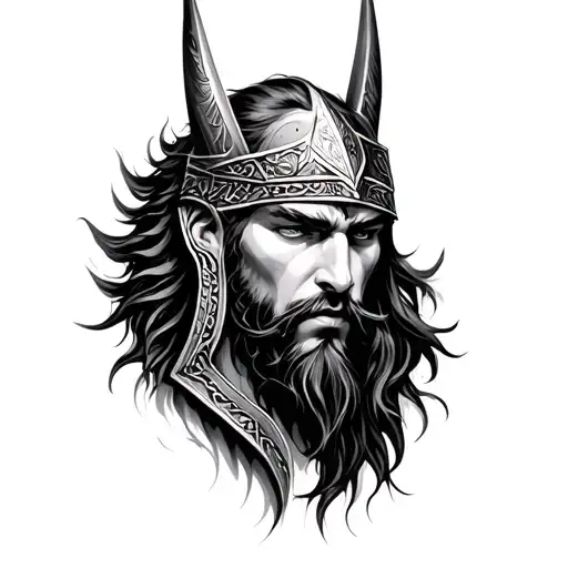 Coverup Norse Mythology tattoo design idea