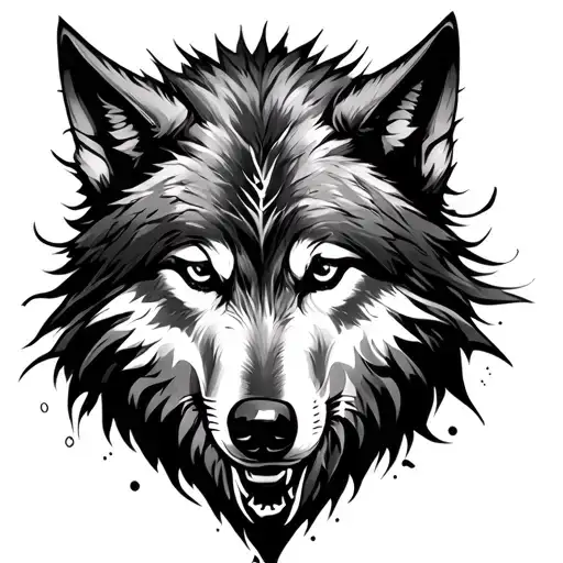 wolf Viking arm sleeve tattoo. storm, wolves and runes and Norse tribals .... arm sleeve  tattoo design idea