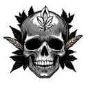 Cocaine tattoo design idea