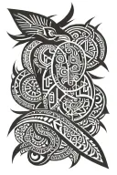 tribal arm tattoo with names in it  tattoo design idea