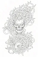 555  tattoo design idea