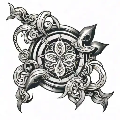 Boredom Symbol tattoo design idea