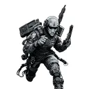 Cyberpunk Edgerunner tattoo design idea