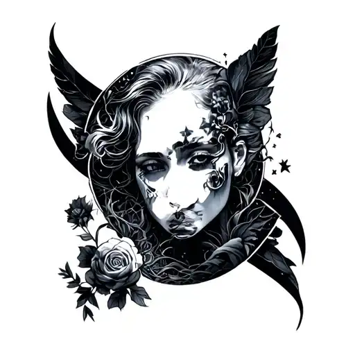 reality is an illusion tattoo design idea