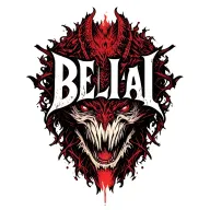 "B E L I A L" BELIAL DEMON tattoo design idea