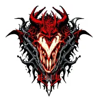 "B E L I A L" BELIAL DEMON tattoo design idea