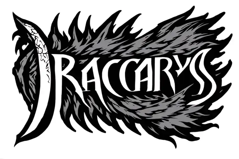 "Dracarys" daenerys tattoo design idea