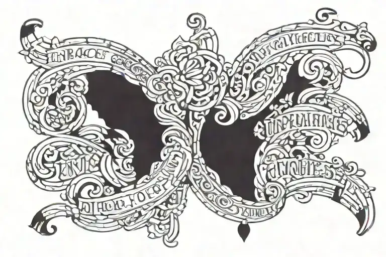 quote 'Embrace your weirdness appreciate your uniqueness' tattoo design idea