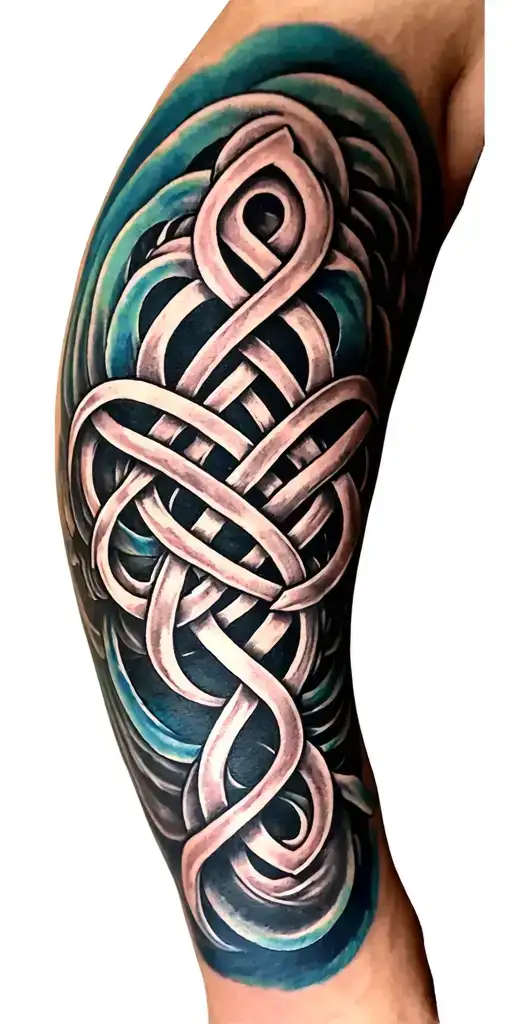 celtic knot tattoo design idea