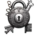 Lock And Key tattoo design idea