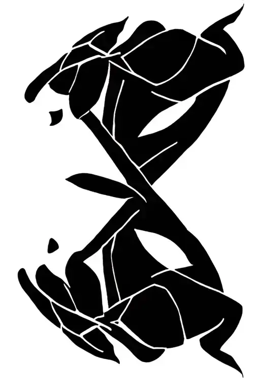 Ayahuasca vine entwined, kambo frog tattoo design idea