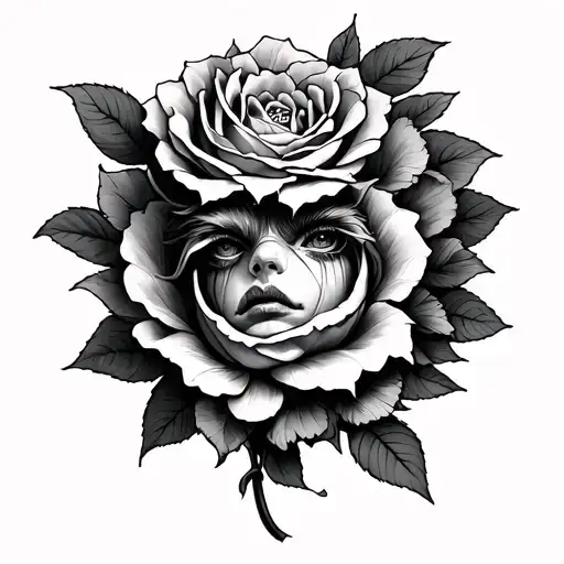 Nipple tattoo design idea