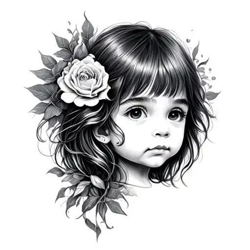 Inner Child tattoo design idea