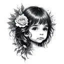 Inner Child tattoo design idea