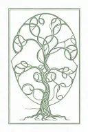 celtic knot tree tattoo design idea