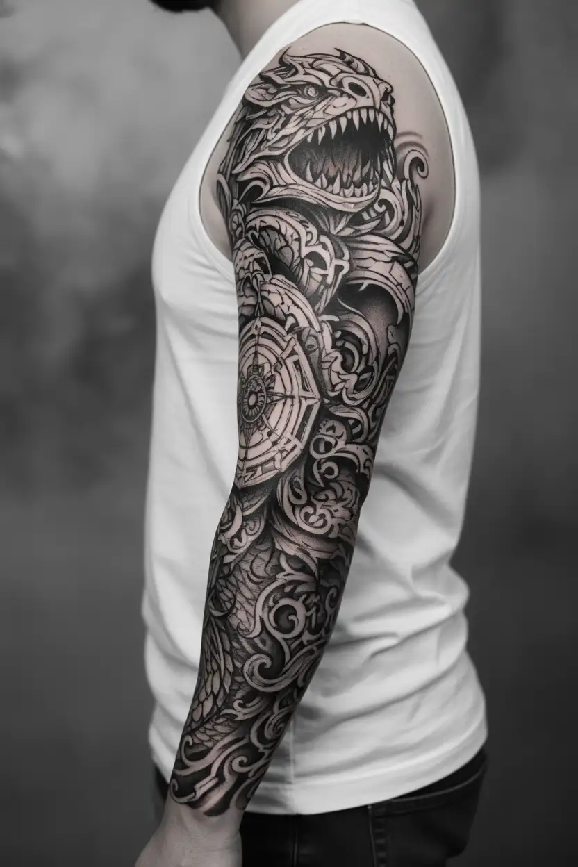 dnd inspired tattoo tattoo design idea